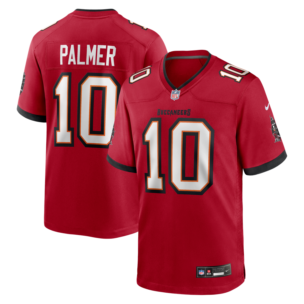 Men's Tampa Bay Buccaneers Trey Palmer Red Game Jersey