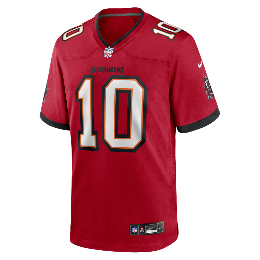 Men's Tampa Bay Buccaneers Trey Palmer Red Game Jersey