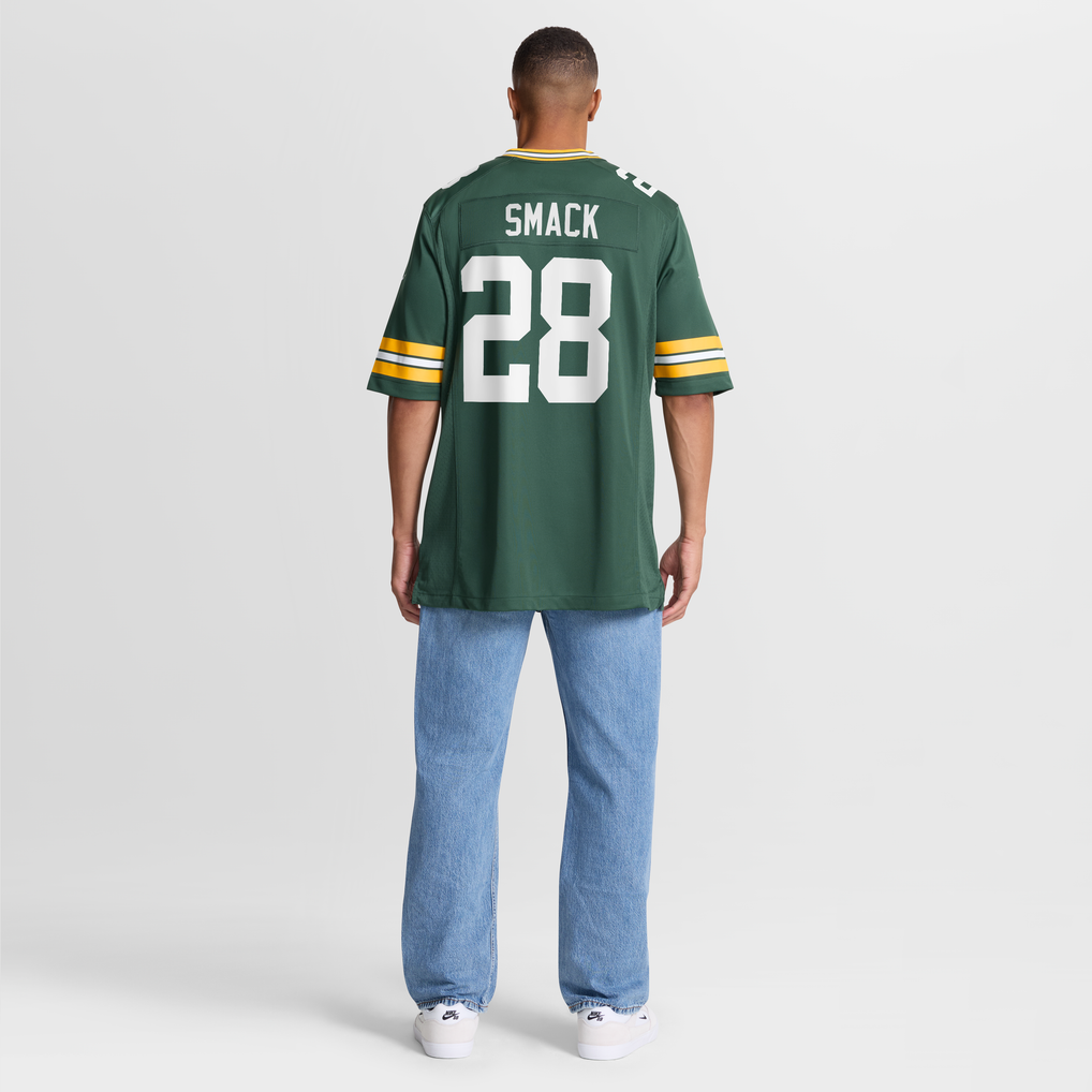 Men's Green Bay Packers Trey Smack Green Team Game Jersey