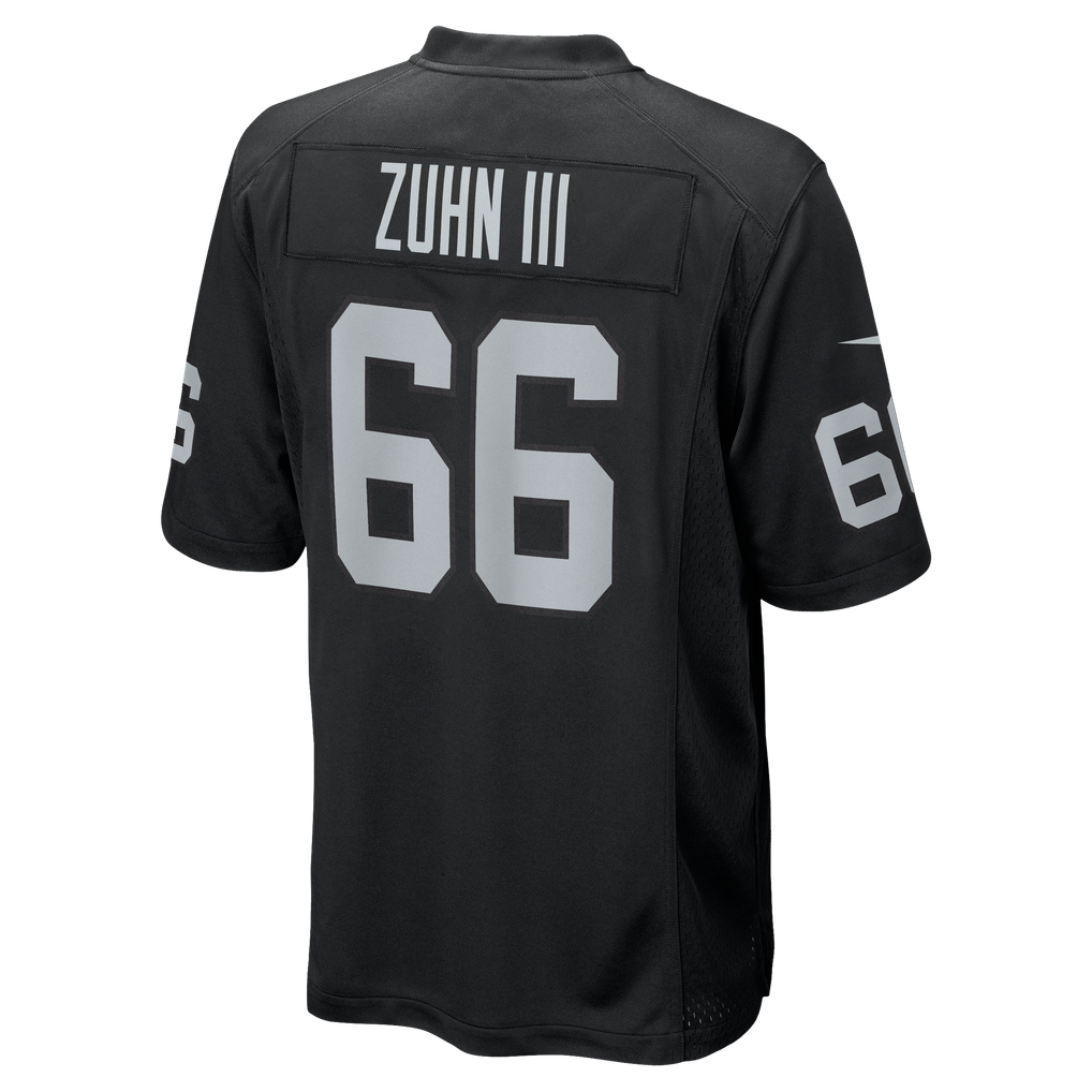 Men's Las Vegas Raiders Trey Zuhn III Black Team Game Jersey