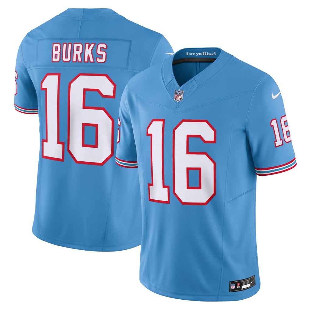 Men's Tennessee Titans Treylon Burks Light Blue Vapor F.U.S.E. Limited Jersey