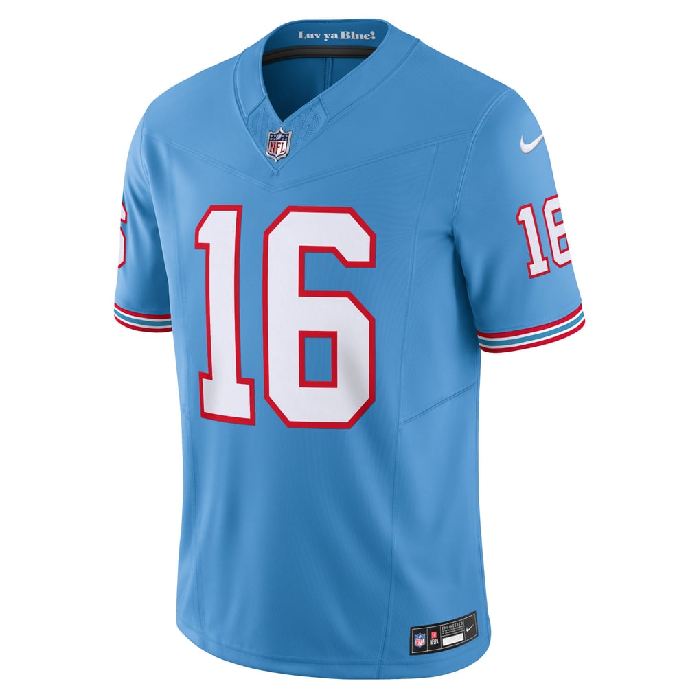 Men's Tennessee Titans Treylon Burks Light Blue Vapor F.U.S.E. Limited Jersey