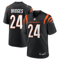Men's Cincinnati Bengals Trikweze Bridges Black Team Game Jersey