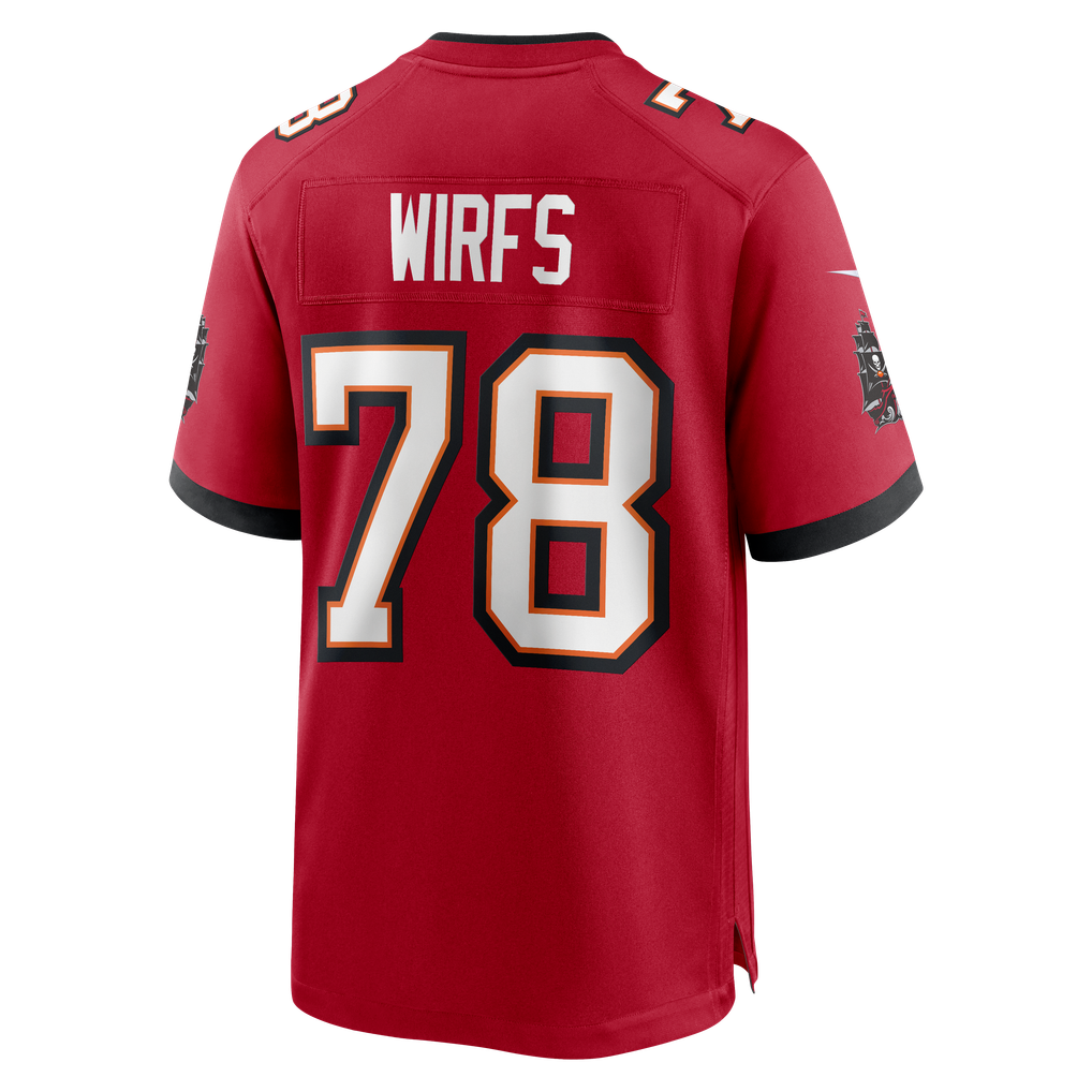 Men's Tampa Bay Buccaneers Tristan Wirfs Red Game Jersey