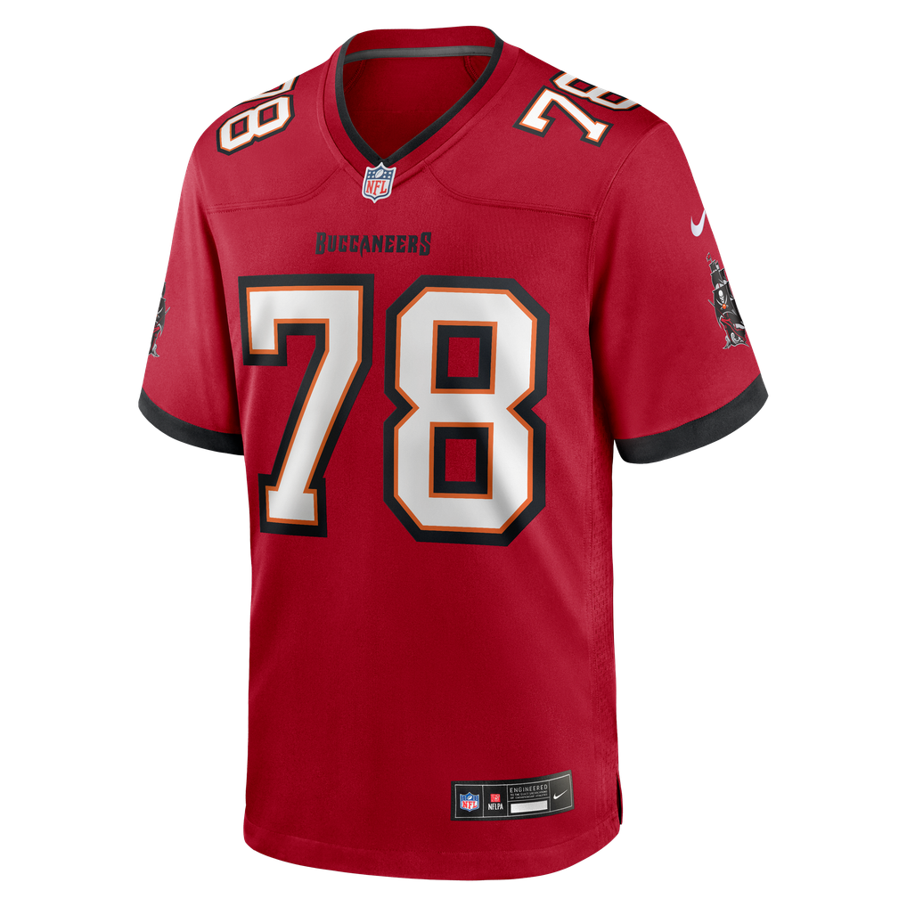 Men's Tampa Bay Buccaneers Tristan Wirfs Red Player Game Jersey