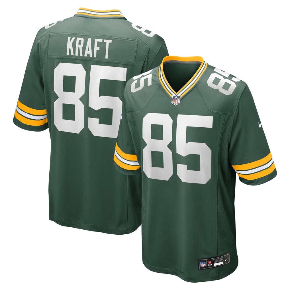 Men's Green Bay Packers Tucker Kraft Green Game Jersey