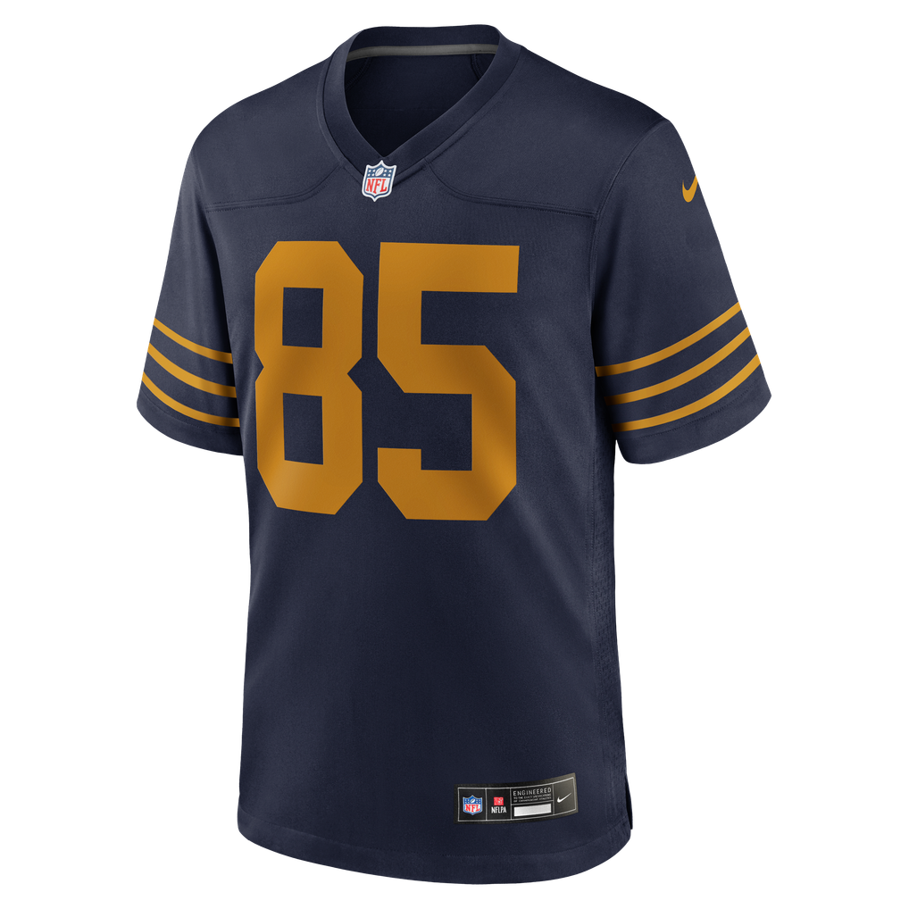 Men's Green Bay Packers Tucker Kraft Navy Alternate Game Jersey