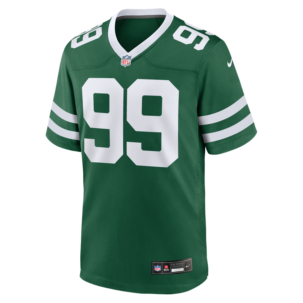 Men's New York Jets T'Vondre Sweat Legacy Green Team Game Jersey
