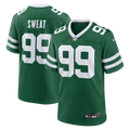 Men's New York Jets T'Vondre Sweat Legacy Green Team Game Jersey