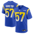 Men's Los Angeles Rams Ty Hamilton Royal Team Game Jersey