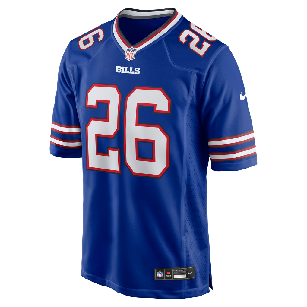 Men's Buffalo Bills Ty Johnson Royal Team Game Jersey