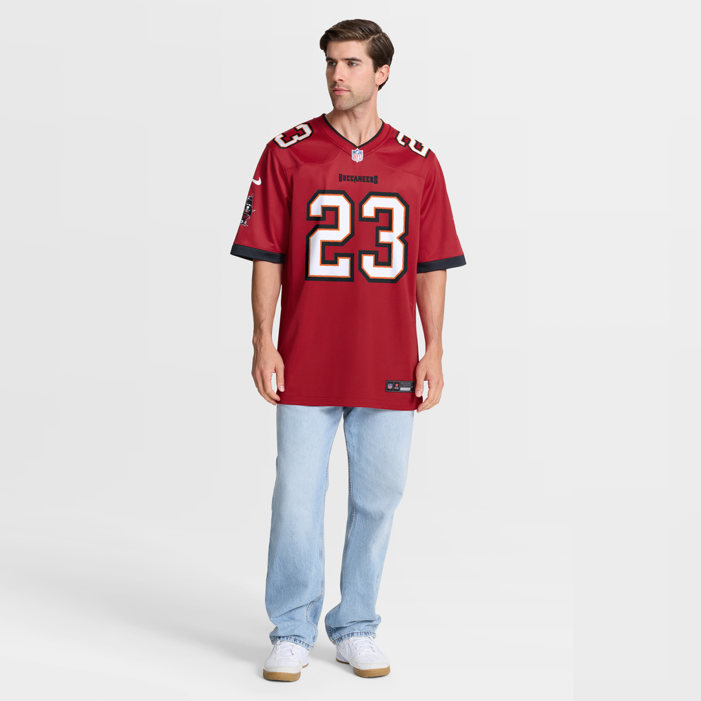Men's Tampa Bay Buccaneers Tykee Smith Red Game Jersey