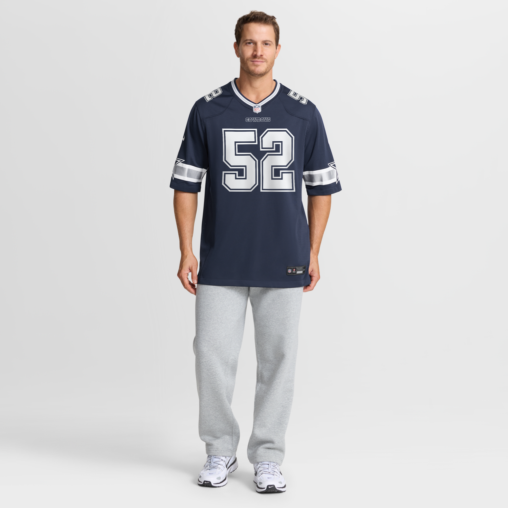 Men's Dallas Cowboys Tyler Booker Navy Team Game Jersey