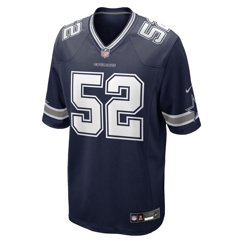Men's Dallas Cowboys Tyler Booker Navy Team Game Jersey