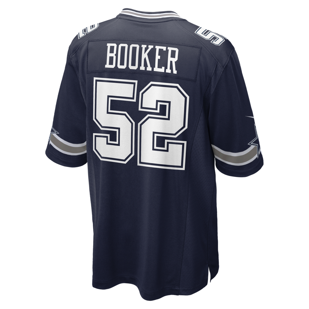 Men's Dallas Cowboys Tyler Booker Navy Team Game Jersey