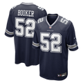 Men's Dallas Cowboys Tyler Booker Navy Team Game Jersey