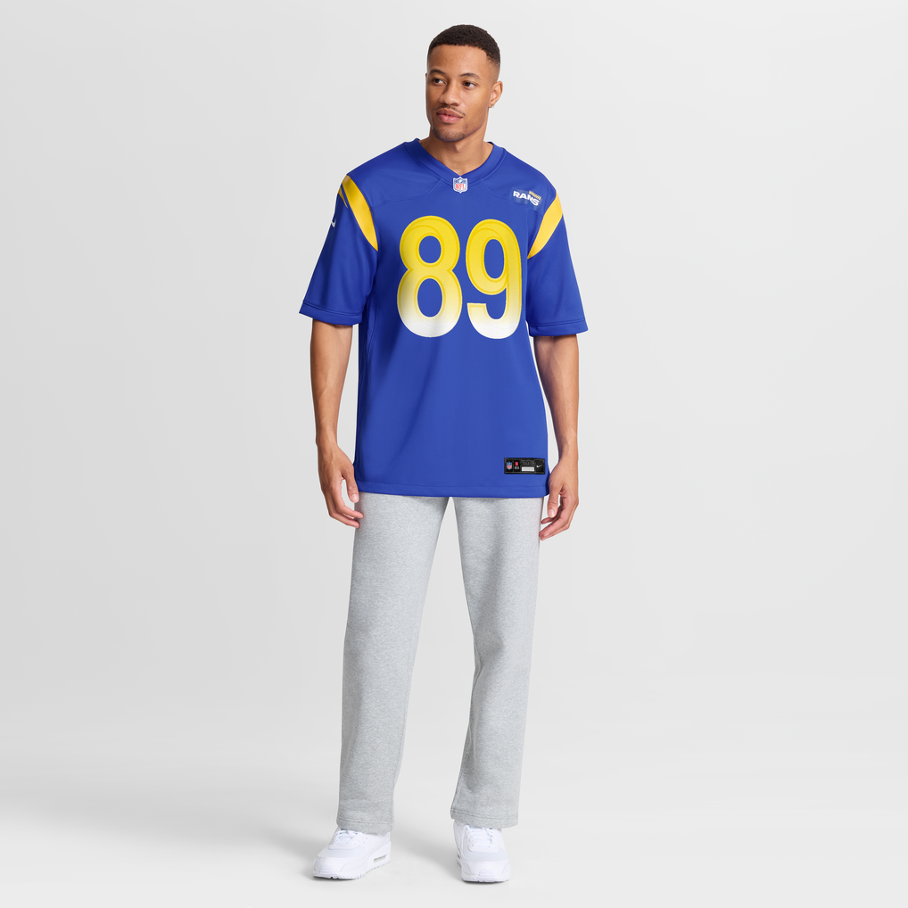 Men's Los Angeles Rams Tyler Higbee Royal Game Player Jersey