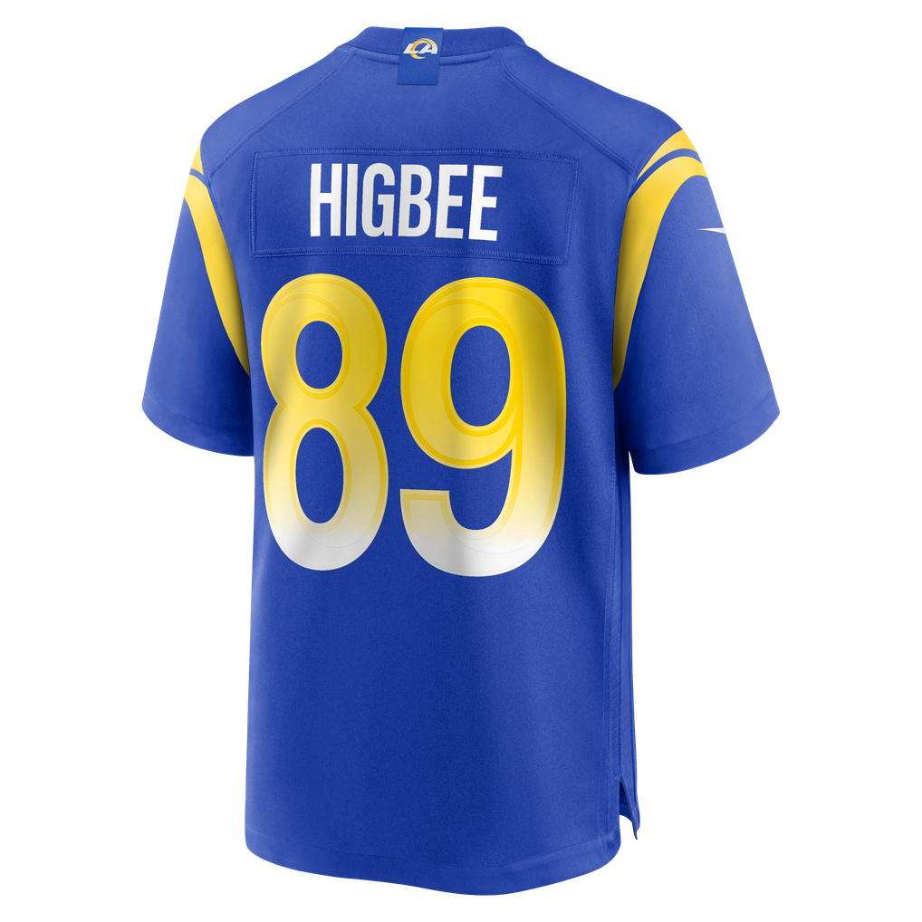 Men's Los Angeles Rams Tyler Higbee Royal Game Player Jersey