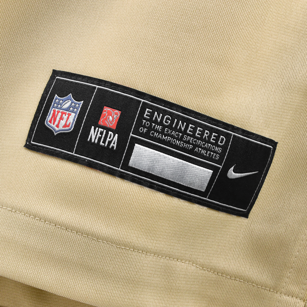 Men's New Orleans Saints Tyler Shough Gold Alternate 60th Season Game Jersey