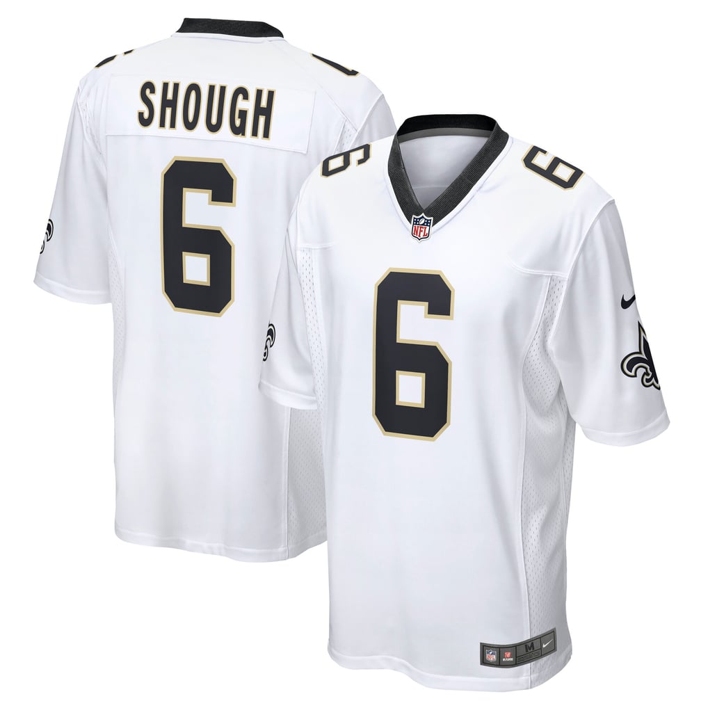 Men's New Orleans Saints Tyler Shough White Game Player Jersey