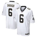 Men's New Orleans Saints Tyler Shough White Game Player Jersey
