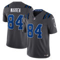 Men's Indianapolis Colts Tyler Warren Anthracite 2026 Rivalries Collection Stitched Limited Jersey