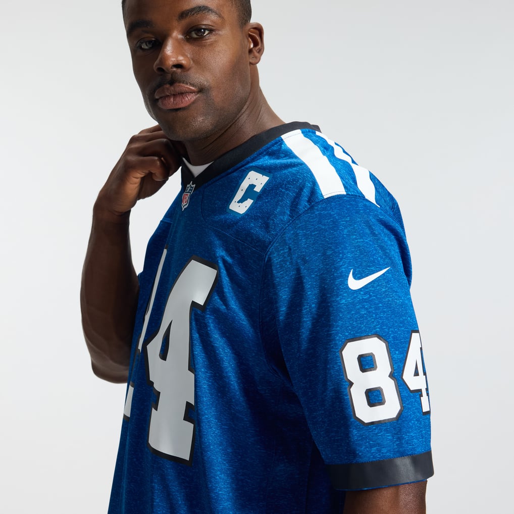 Men's Indianapolis Colts Tyler Warren Heather Royal Alternate 2 Indiana Nights Game Jersey