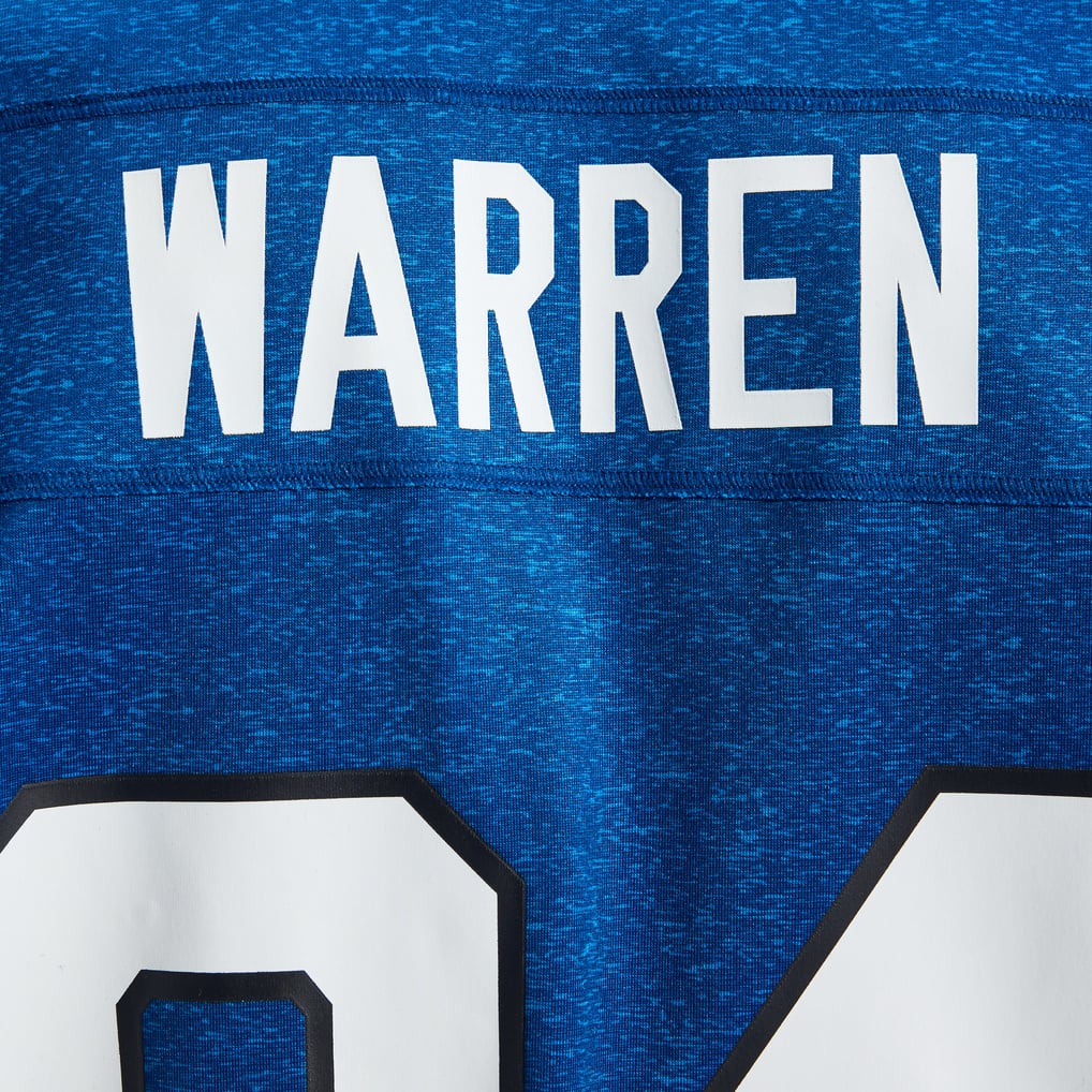 Men's Indianapolis Colts Tyler Warren Heather Royal Alternate 2 Indiana Nights Game Jersey
