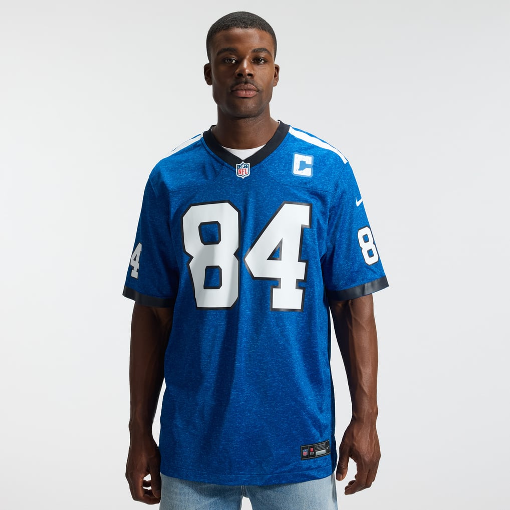 Men's Indianapolis Colts Tyler Warren Heather Royal Alternate 2 Indiana Nights Game Jersey