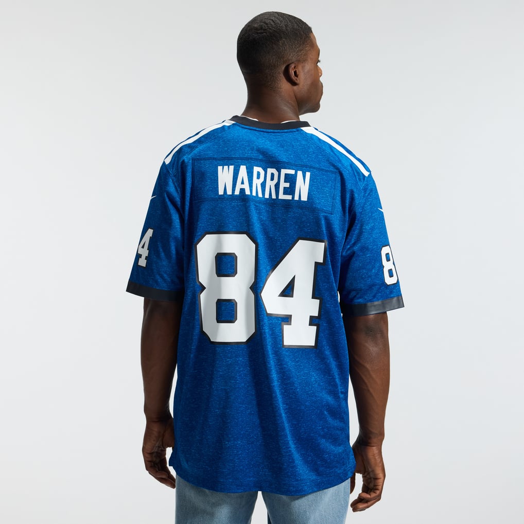 Men's Indianapolis Colts Tyler Warren Heather Royal Alternate 2 Indiana Nights Game Jersey