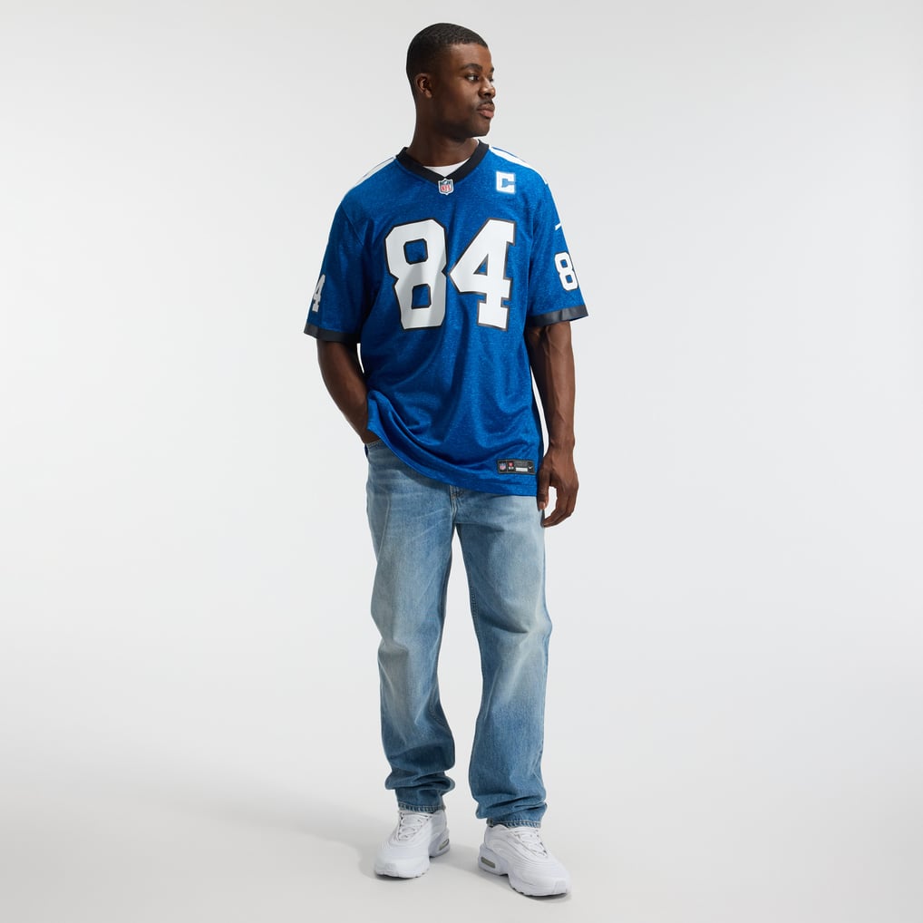 Men's Indianapolis Colts Tyler Warren Heather Royal Alternate 2 Indiana Nights Game Jersey