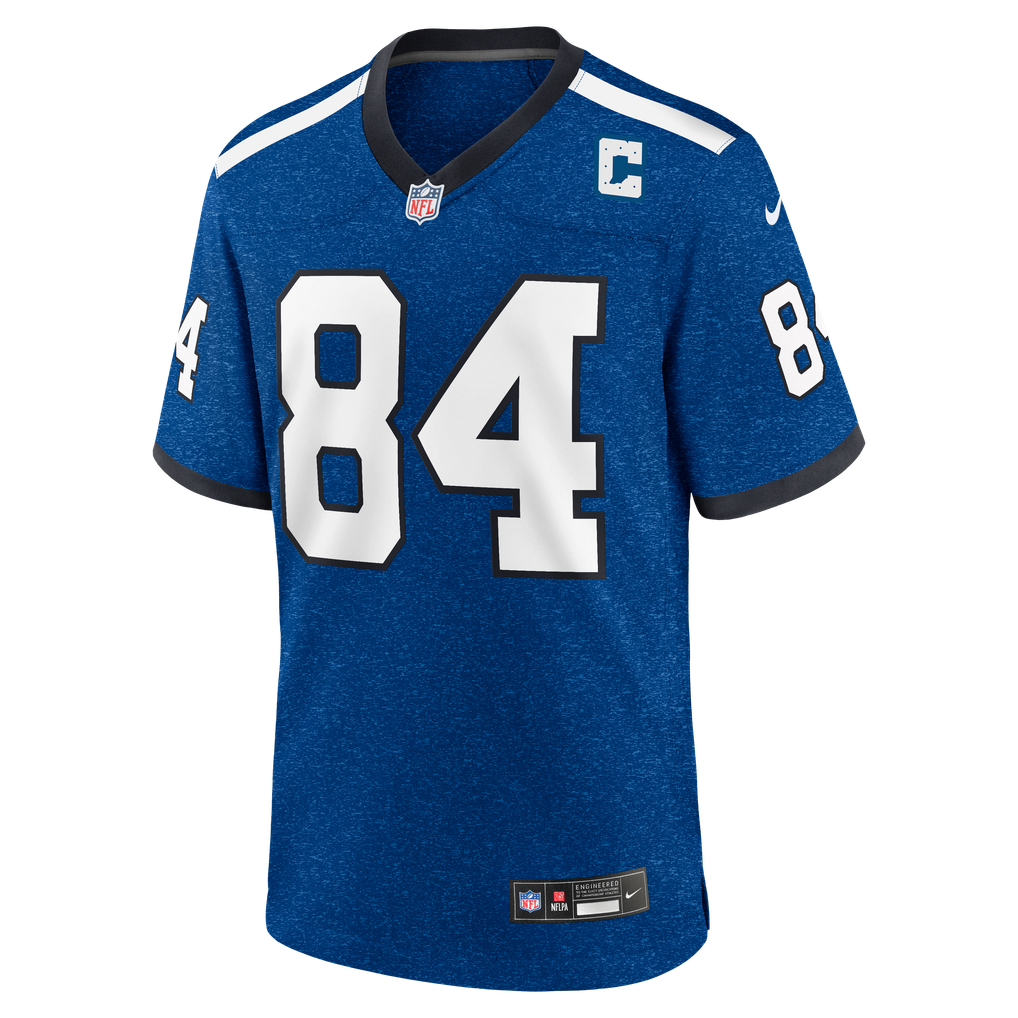 Men's Indianapolis Colts Tyler Warren Heather Royal Alternate 2 Indiana Nights Game Jersey