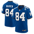 Men's Indianapolis Colts Tyler Warren Heather Royal Alternate 2 Indiana Nights Game Jersey