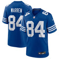 Men's Indianapolis Colts Tyler Warren Royal Alternate Game Jersey