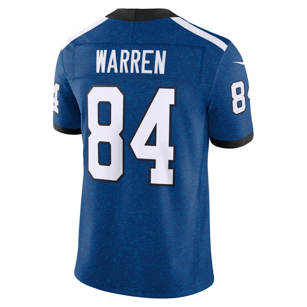 Men's Indianapolis Colts Tyler Warren Royal Alternate Indiana Nights Vapor F.U.S.E. Stitched Limited Jersey
