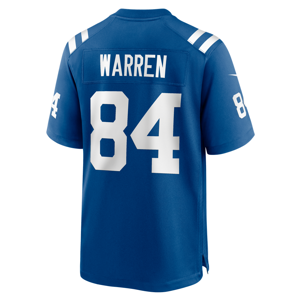 Men's Indianapolis Colts Tyler Warren Royal Team Game Jersey