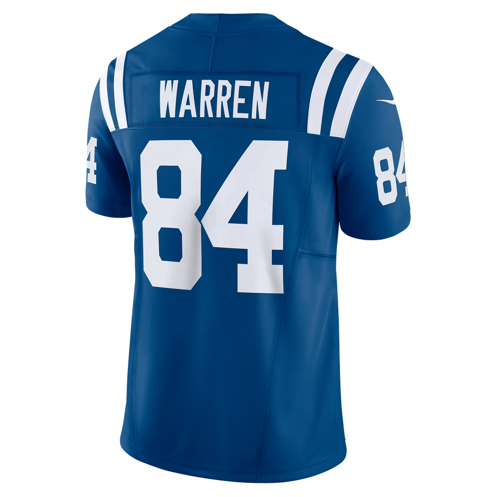 Men's Indianapolis Colts Tyler Warren Royal Team Vapor F.U.S.E. Limited Jersey
