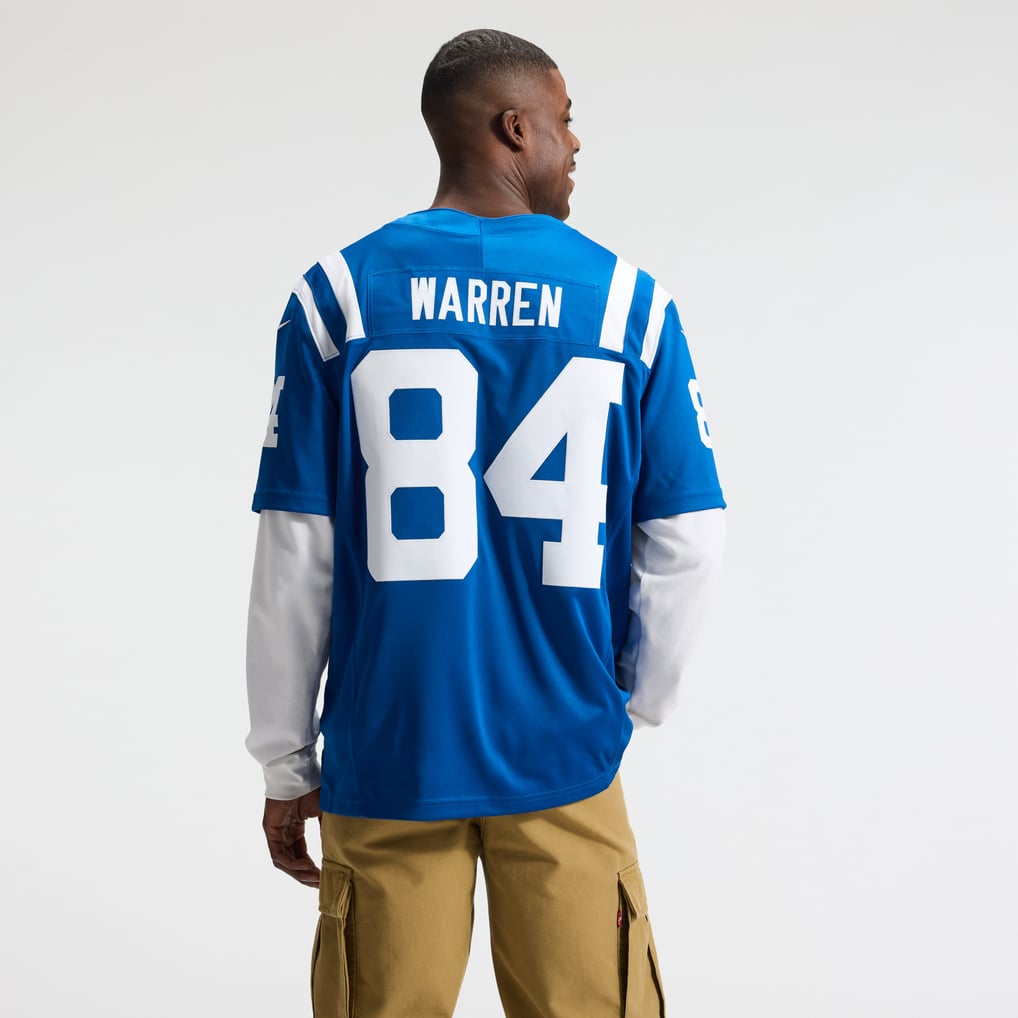 Men's Indianapolis Colts Tyler Warren Royal Team Vapor F.U.S.E. Stitched Limited Jersey