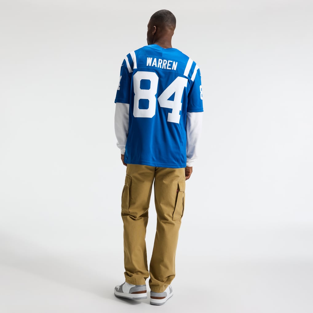 Men's Indianapolis Colts Tyler Warren Royal Team Vapor F.U.S.E. Stitched Limited Jersey