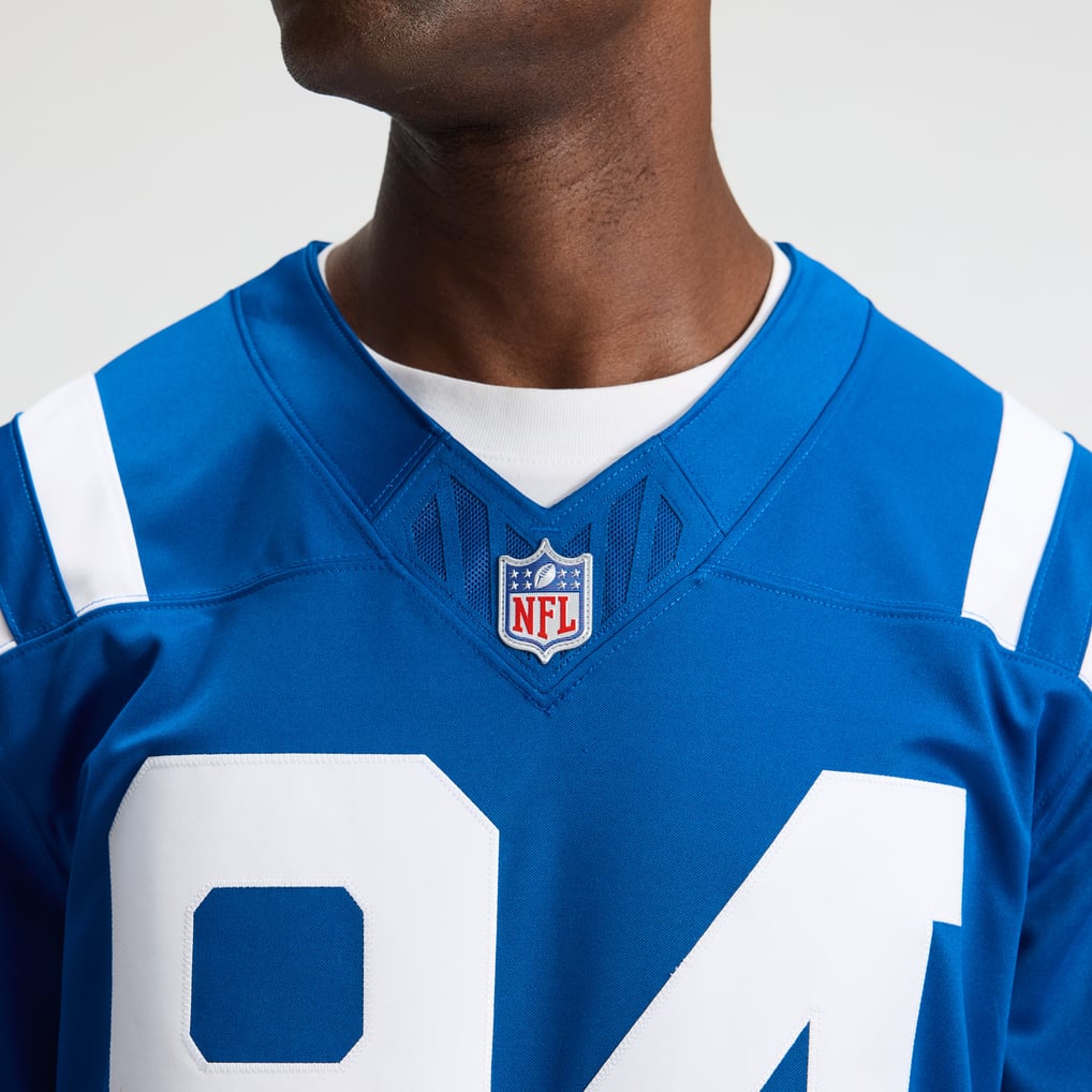 Men's Indianapolis Colts Tyler Warren Royal Team Vapor F.U.S.E. Stitched Limited Jersey