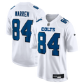 Men's Indianapolis Colts Tyler Warren Tundra White Fashion Game Jersey