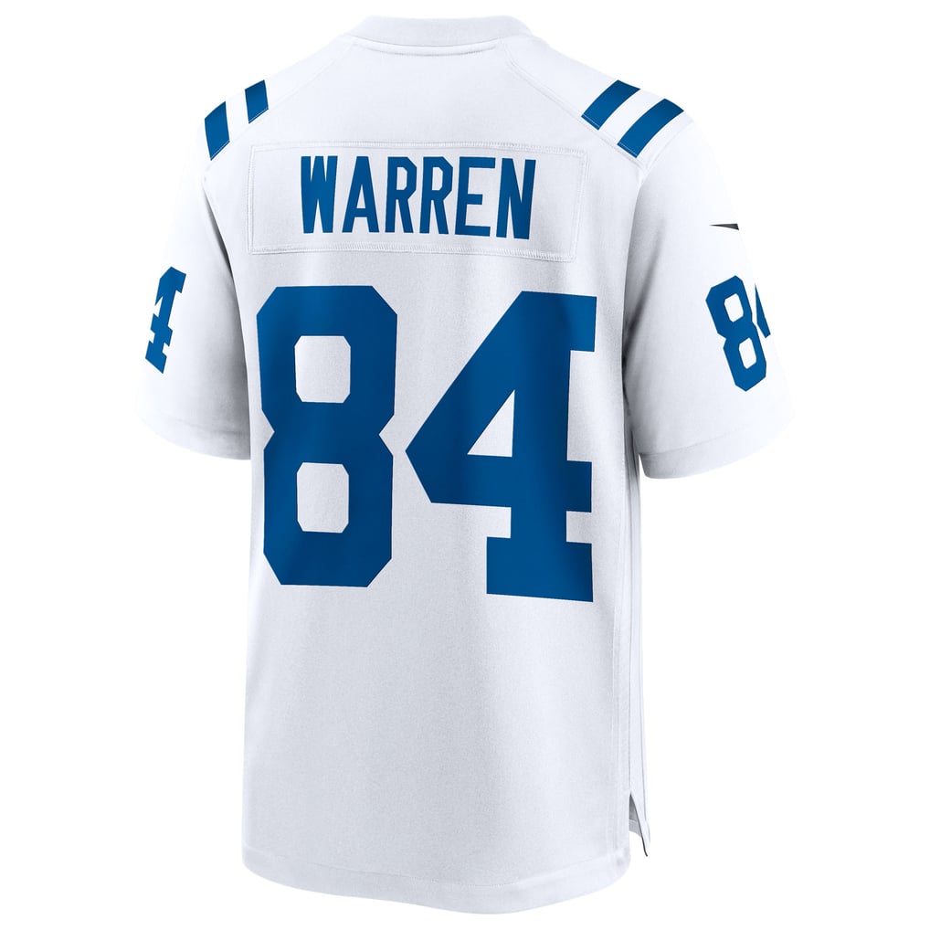 Men's Indianapolis Colts Tyler Warren White Game Jersey