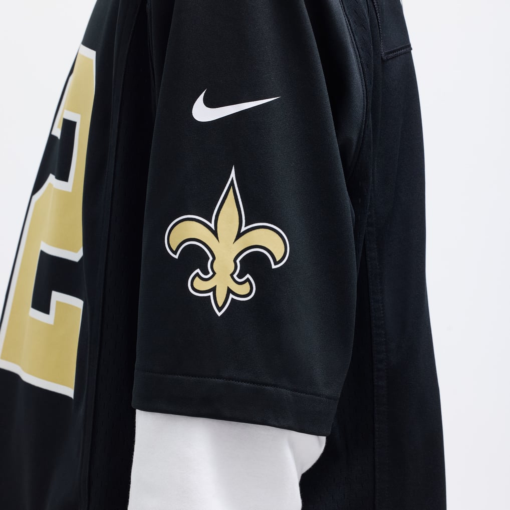 Men's New Orleans Saints Tyrann Mathieu Black Game Jersey