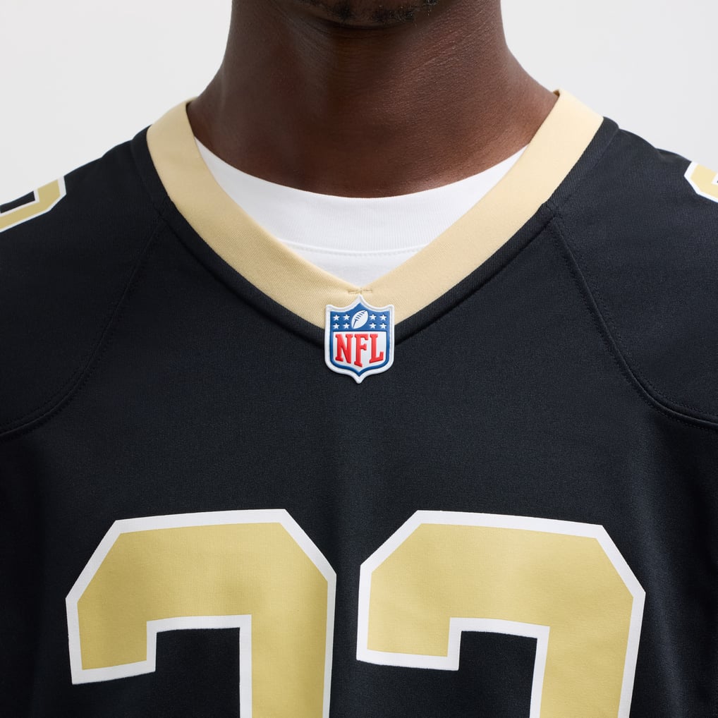 Men's New Orleans Saints Tyrann Mathieu Black Game Jersey