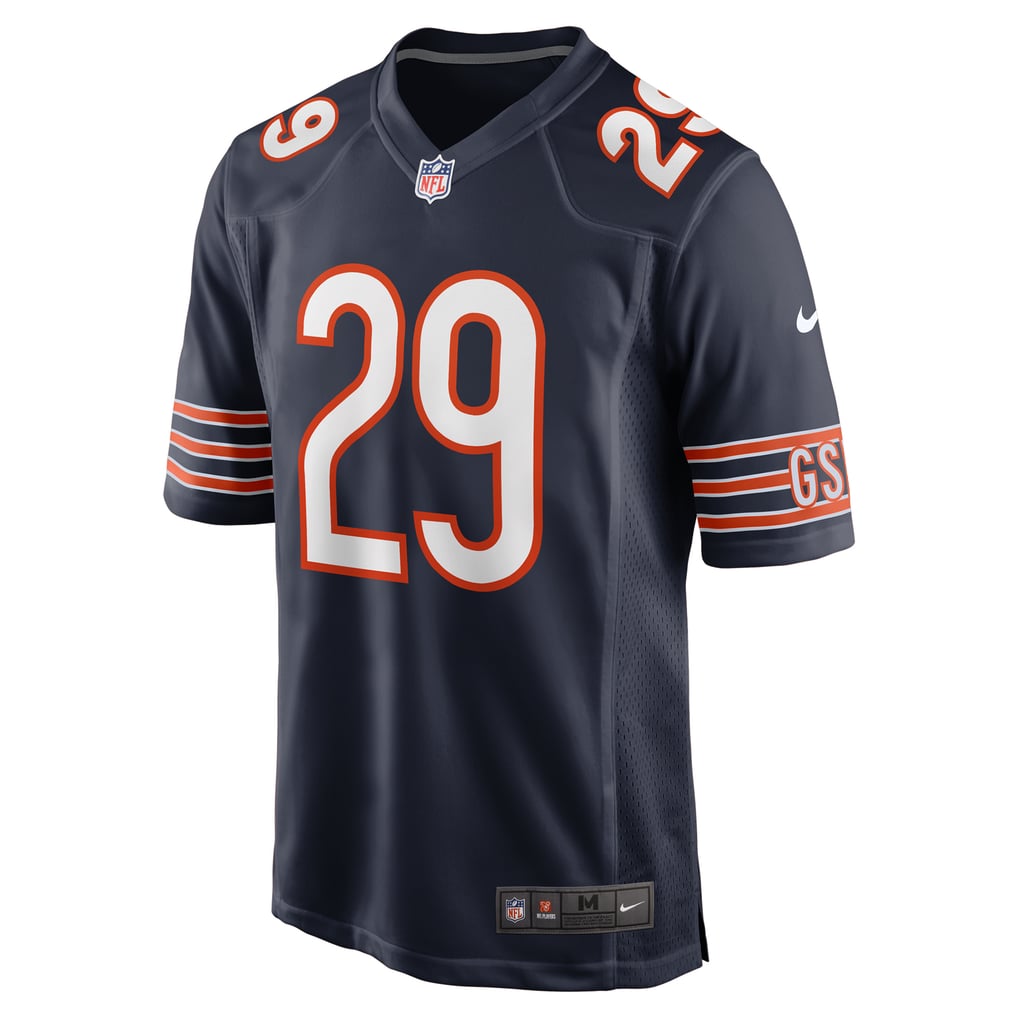 Men's Chicago Bears Tyrique Stevenson Navy Game Jersey