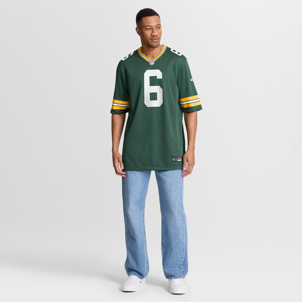 Men's Green Bay Packers Tyrod Taylor Green Team Game Jersey