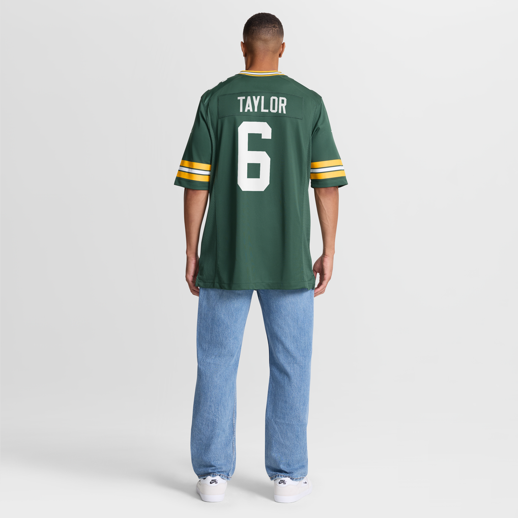Men's Green Bay Packers Tyrod Taylor Green Team Game Jersey