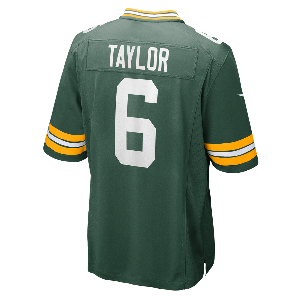 Men's Green Bay Packers Tyrod Taylor Green Team Game Jersey