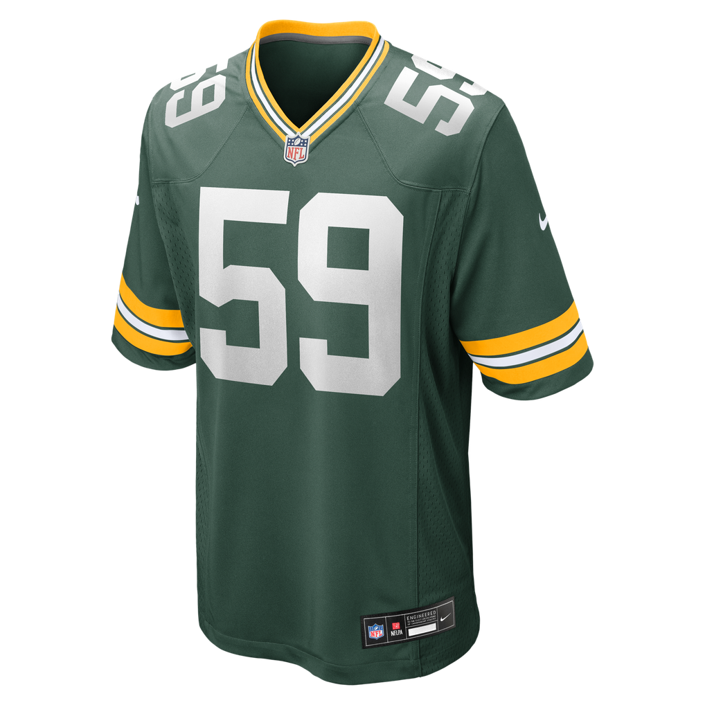 Men's Green Bay Packers Ty'Ron Hopper Green Game Jersey