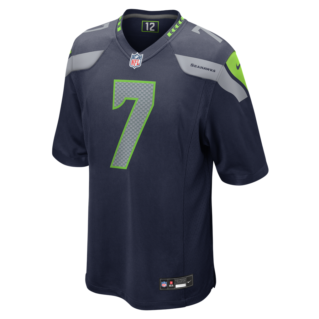Men's Seattle Seahawks Uchenna Nwosu College Navy Team Game Jersey